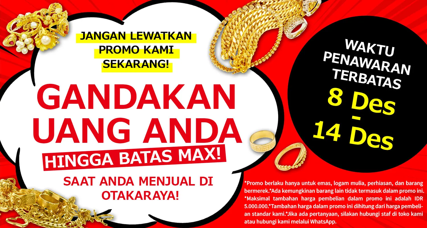 Promo pembelian item bernilai tinggi