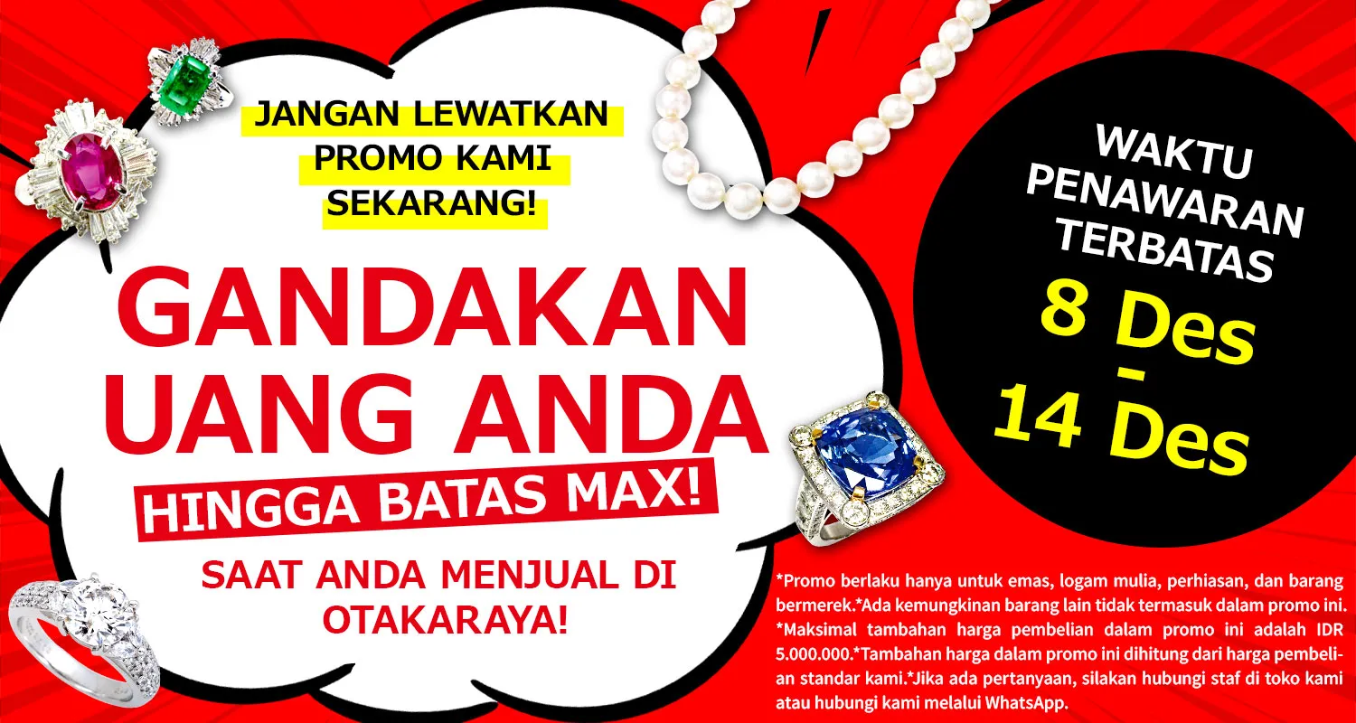 Promo pembelian item bernilai tinggi