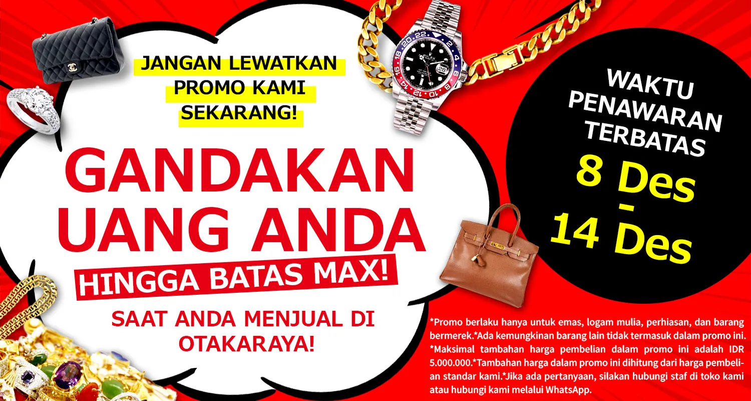 Promo pembelian item bernilai tinggi