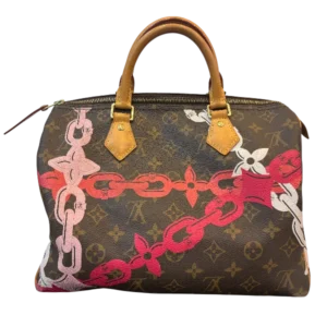 Louis Vuitton Chain Flower Speedy Monogram