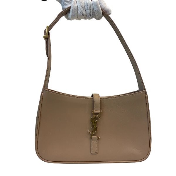 SAINT LAURENT Le 5 à 7 Shoulder Bag in Smooth Calfskin and Lambskin