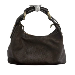 GUCCI Guccissima Horsebit Shoulder Bag