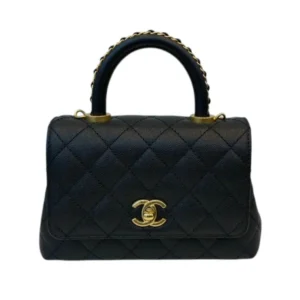 CHANEL Caviar Coco Handle Bag