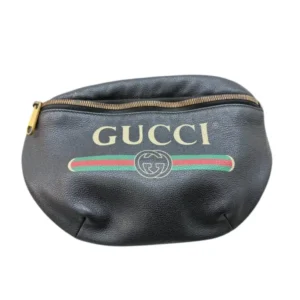 GUCCI GG Logo Print Shoulder Bag