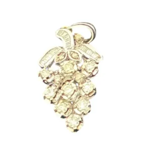 K18 Diamond Pendant Top